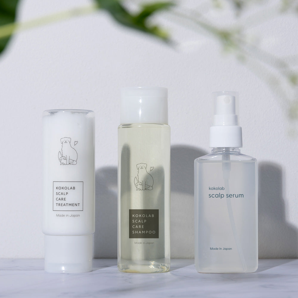 ここラボスカルプセラム＋ここラボスカルプケアシャンプーセット らくらくお届け便（初回トリートメント付き）