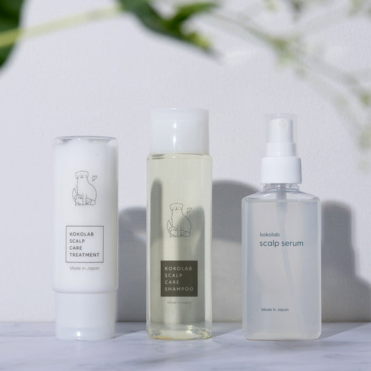 ここラボスカルプセラム＋ここラボスカルプケアシャンプーセット らくらくお届け便（初回トリートメント付き）