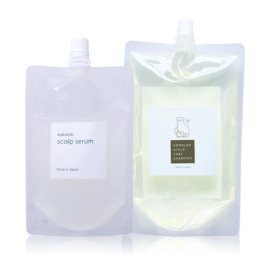 ここラボスカルプセラム詰替用100ml ＋ここラボスカルプケアシャンプー詰替用360ml_らくらくお届け便